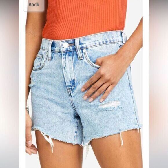 NWT Blank NYC Women’s “The Barrow” Vintage High Rise Shorts - Size 30 - Picture 1 of 9
